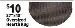 Ocean State Job Lot Oversized Hearth Rug 27 x 48 offer