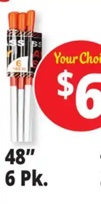 Ocean State Job Lot 48 Fiberglass Driveway Stakes 6 Count offer