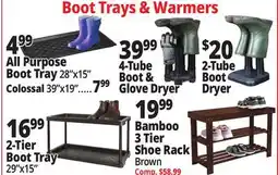 Ocean State Job Lot Boot Trays offer