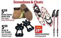 Ocean State Job Lot Snowshoes & Cleats offer