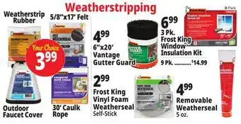 Ocean State Job Lot Weatherstripping offer
