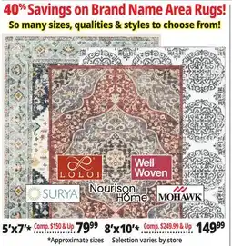 Ocean State Job Lot Area Rugs offer
