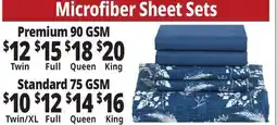 Ocean State Job Lot Microfiber Sheet Sets offer