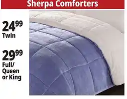 Ocean State Job Lot Sherpa Comforters offer