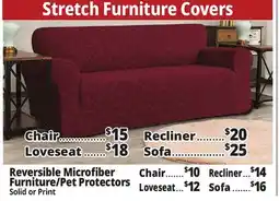Ocean State Job Lot Stretch Furniture Covers offer