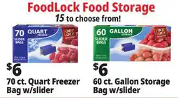 Ocean State Job Lot Food Lock Storage Bags offer