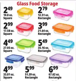 Ocean State Job Lot Glass Food Storage offer