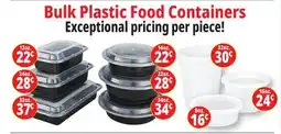 Ocean State Job Lot Plastic Food Containers offer