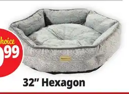 Ocean State Job Lot AKC 32 Hexagon Orthopedic Pet Mats offer