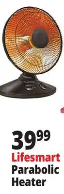 Ocean State Job Lot Lifesmart Parabolic Heater offer