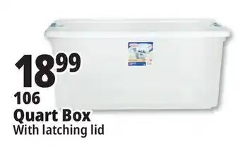 Ocean State Job Lot Sterilite Latch Top Storage Box 106 Qt offer