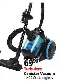 Ocean State Job Lot Turbulenz Dragonfly Bagless Canister Vacuum with Wheels offer