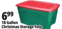 Ocean State Job Lot 18 Gallon Christmas Storage Tote offer