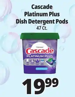 Ocean State Job Lot Cascade Platinum Plus Dishwasher Pods 47 Ct offer