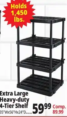Ocean State Job Lot Extra Large Heavy Duty 4 Shelf offer
