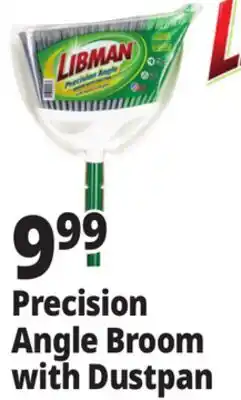 Ocean State Job Lot Libman Precision Angle Broom with Dustpan offer