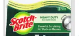 Ocean State Job Lot Scotch-Brite Heavy-Duty Scrub Sponges 3 Count offer
