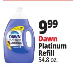 Ocean State Job Lot Dawn Platinum Dish Soap Liquid Refill 54.8oz offer
