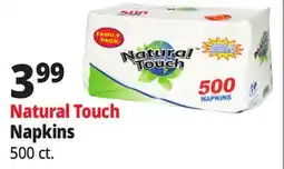 Ocean State Job Lot Natural Touch Family Pack 1-Ply Paper Luncheon Napkins 500-count offer