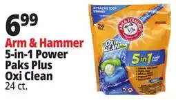 Ocean State Job Lot Arm & Hammer plus OxiClean 5-In-1 Fresh Scent Power Paks 24 Count offer