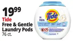 Ocean State Job Lot Tide Pods Free & Gentle Laundry Detergent Pacs 76 Count offer