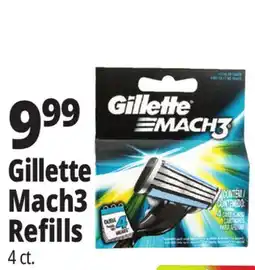 Ocean State Job Lot Gillette Mach3 Razor Blade Refills 4 Count offer