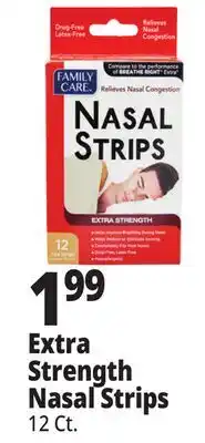 Ocean State Job Lot Family Care Extra Strength Nasal Strips 12 Count offer