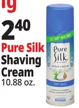 Ocean State Job Lot Pure Silk Shaving Cream offer