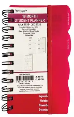 Ocean State Job Lot 2025/2026 18 Months Student Planners offer