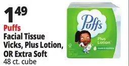 Ocean State Job Lot Puffs Ultra Soft Facial Tissues 48 Count offer