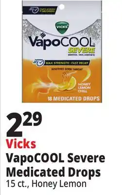 Ocean State Job Lot Vicks VapoCOOL Severe Medicated Drops offer