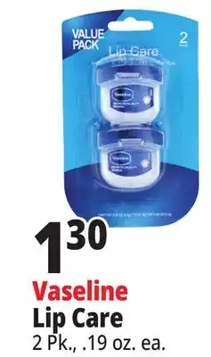 Ocean State Job Lot Vaseline Lip Care 2 Pack offer