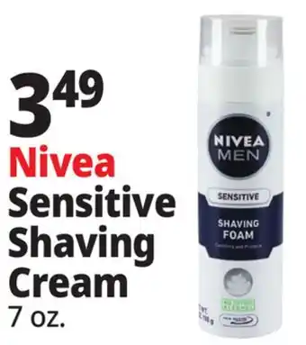 Ocean State Job Lot Nivea Sensitive Shaving Cream offer
