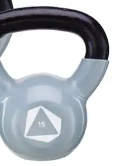 Ocean State Job Lot 15 lb Vinyl Coated Kettlebell offer