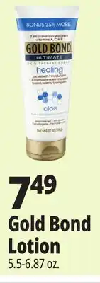 Ocean State Job Lot Gold Bond Lotion offer