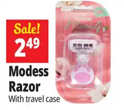 Ocean State Job Lot Modess Razor offer