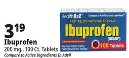 Ocean State Job Lot Ibuprofen 200 mg Tablets 100 Count offer