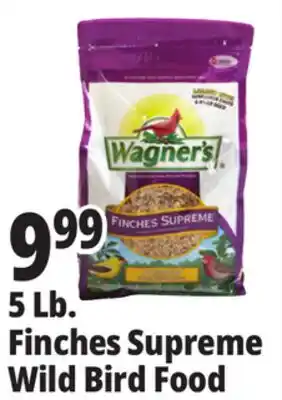 Ocean State Job Lot Wagner's Finches Supreme Premium Wild Bird Food 5 lbs offer