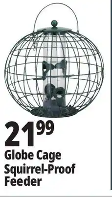 Ocean State Job Lot Yankee Trader Globe Cage Squirrel Proof Bird Feeder offer