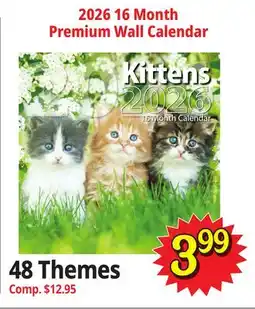 Ocean State Job Lot Wall Calendars offer