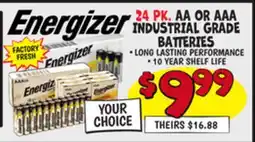 Ollie's 24 PK. AA OR AAA INDUSTRIAL GRADE BATTERIES offer