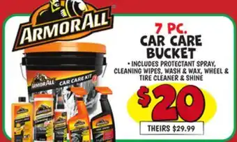 Ollie's ARMOR ALL 7 PC. CAR CARE BUCKET offer