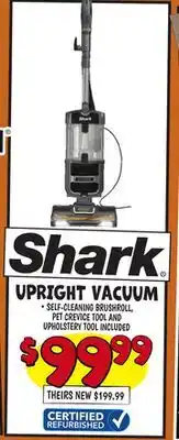 Ollie's SHARK UPRIGHT VACUUM offer