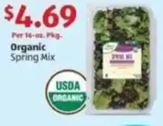 Aldi Organic Spring Mix offer