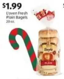 Aldi L'oven Fresh Plain Bagels offer