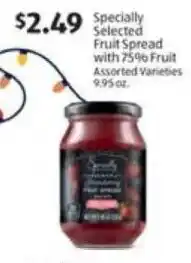 Aldi Specially Selected Fruit Spread with 75% Fruit offer