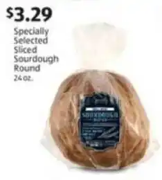 Aldi Specially Selected Sliced Sourdough Round offer