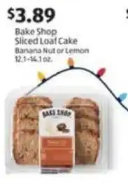 Aldi Bake Shop Sliced Loaf Cake offer