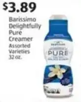 Aldi Barissimo Delightfully Pure Creamer offer