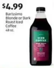 Aldi Barissimo Blonde or Dark Roast Iced offer